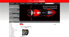 Desktop Screenshot of ducatiparts.de